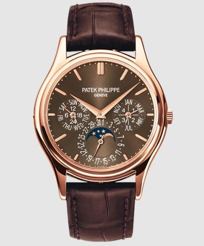 Best replica Patek Philippe Grand Complications Perpetual Calendar 5140 Rose Gold Brown watch 5140R-001